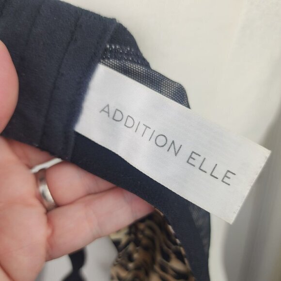 Addition Elle Full Support Wireless Bra Leopard Print 40DD - Picture 5 of 7